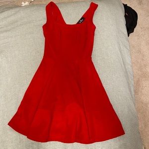 Lulu’s Red Home Before Daylight Mini Dress